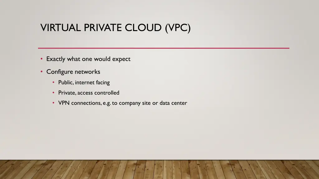 virtual private cloud vpc