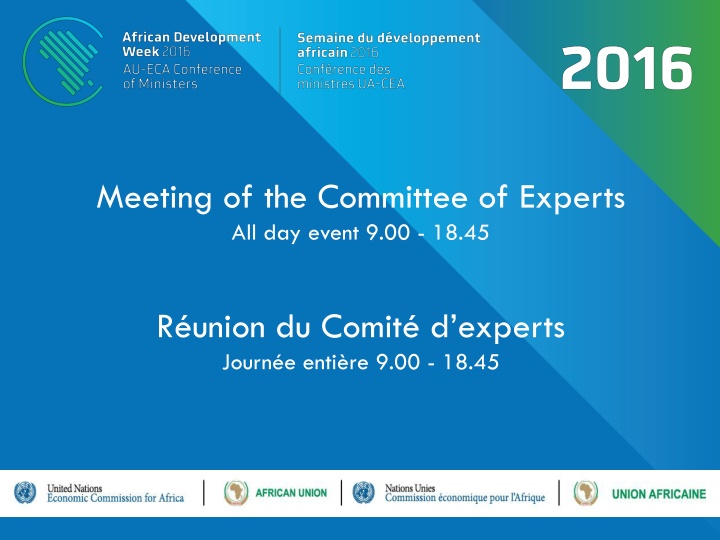 meeting of the committee of experts all day event