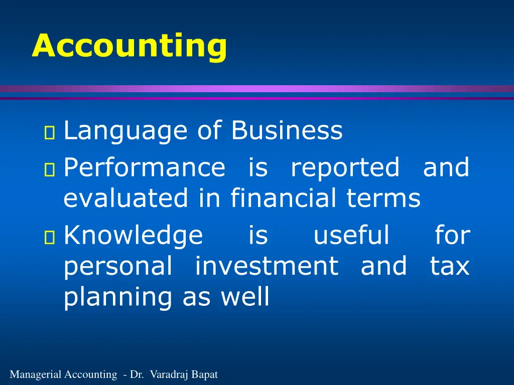 accounting
