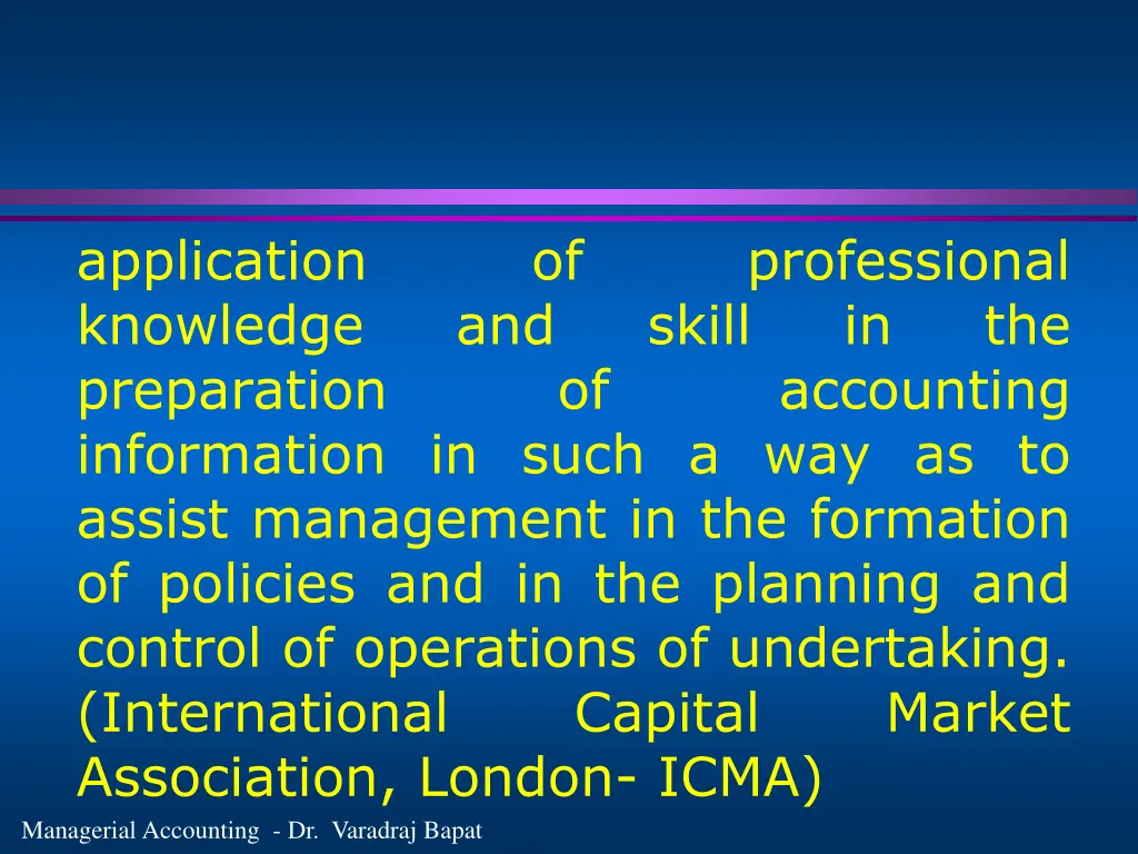 application knowledge preparation information