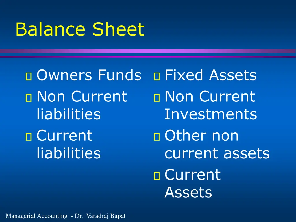balance sheet 2