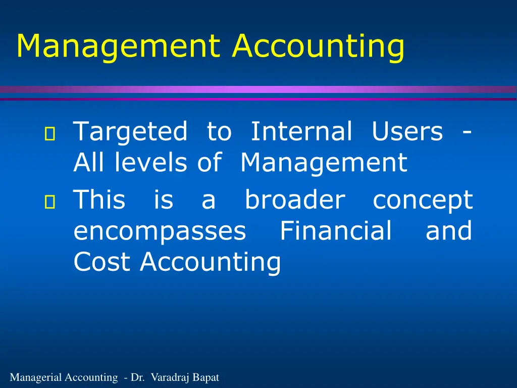 management accounting 1
