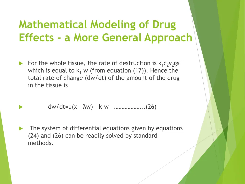 mathematical modeling of drug effects a more 5
