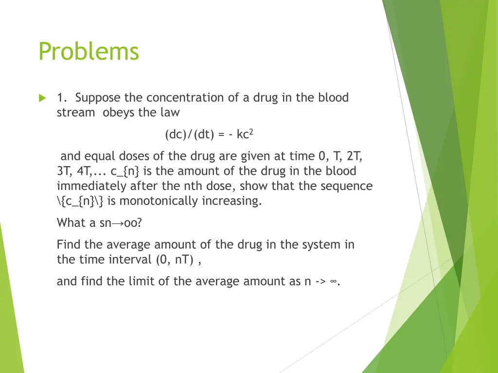 problems