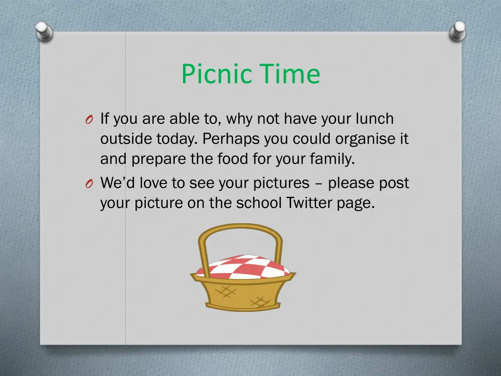 picnic time