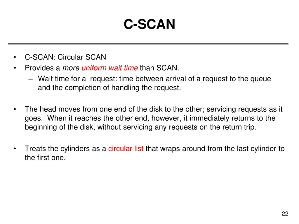 c scan