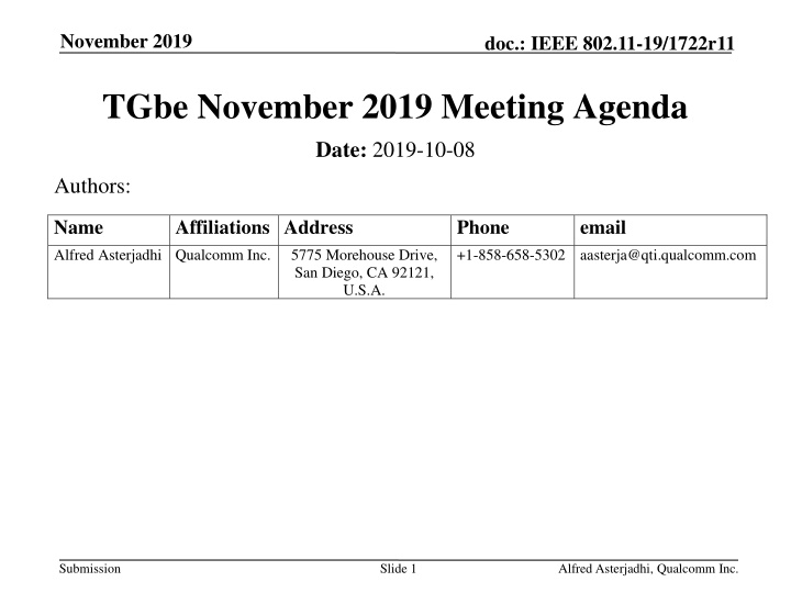 november 2019