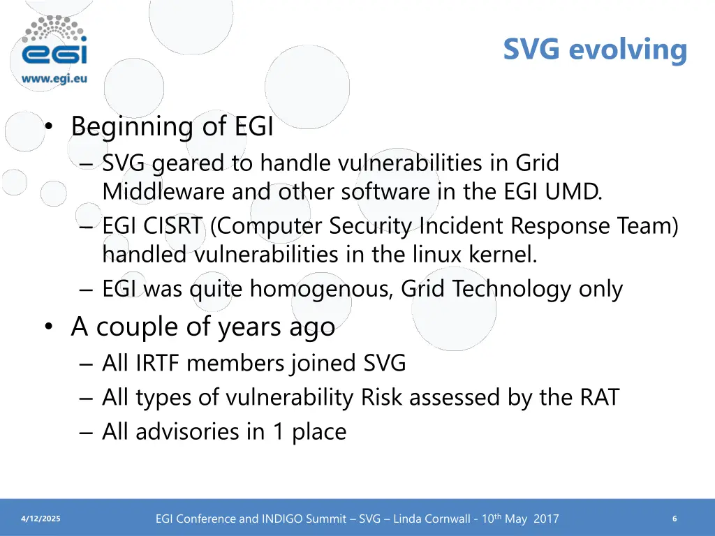 svg evolving