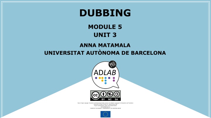 dubbing