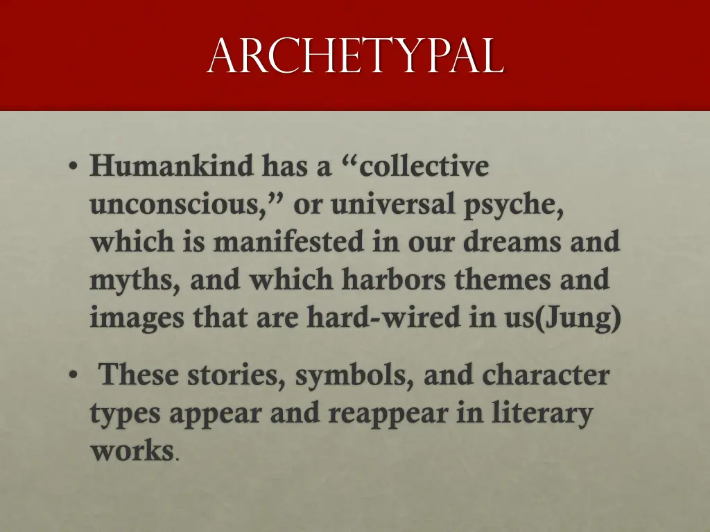 archetypal
