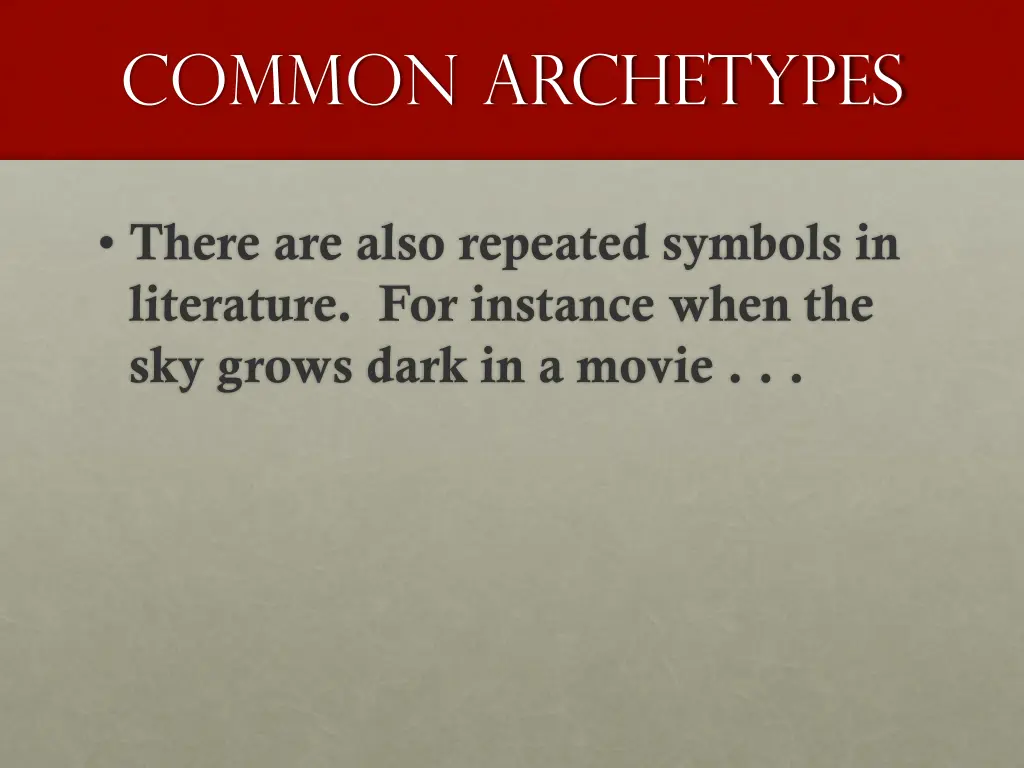 common archetypes 1