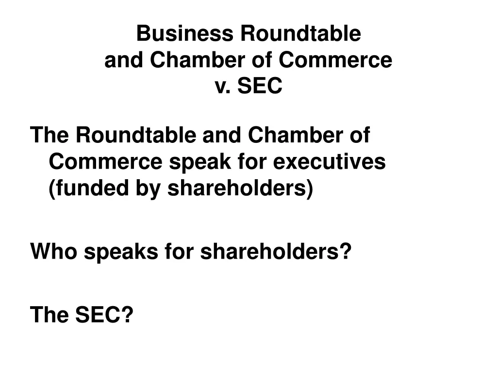 business roundtable and chamber of commerce v sec 3