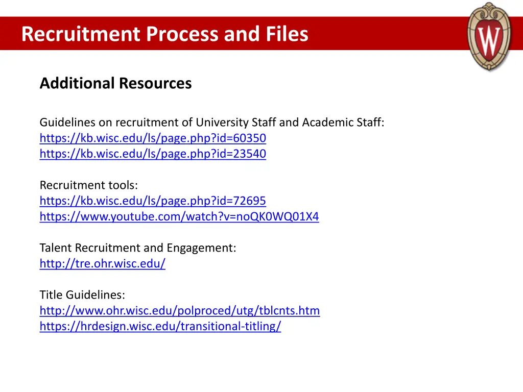 what if i still have questions recruitment