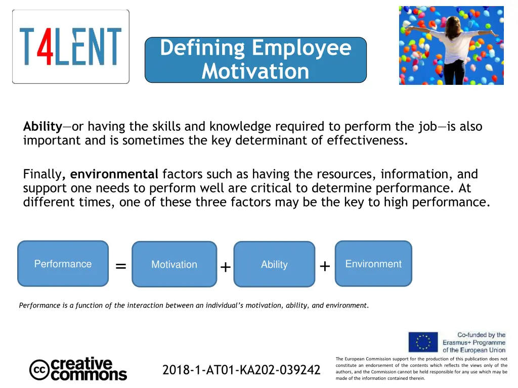 defining employee motivation 1