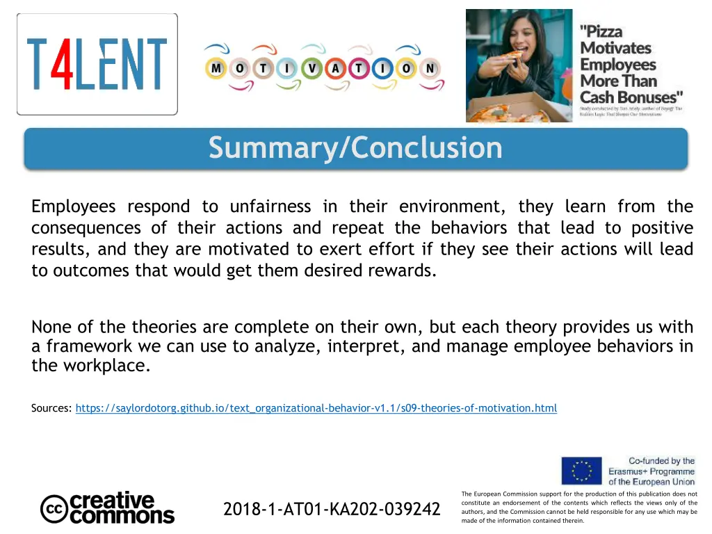 summary conclusion