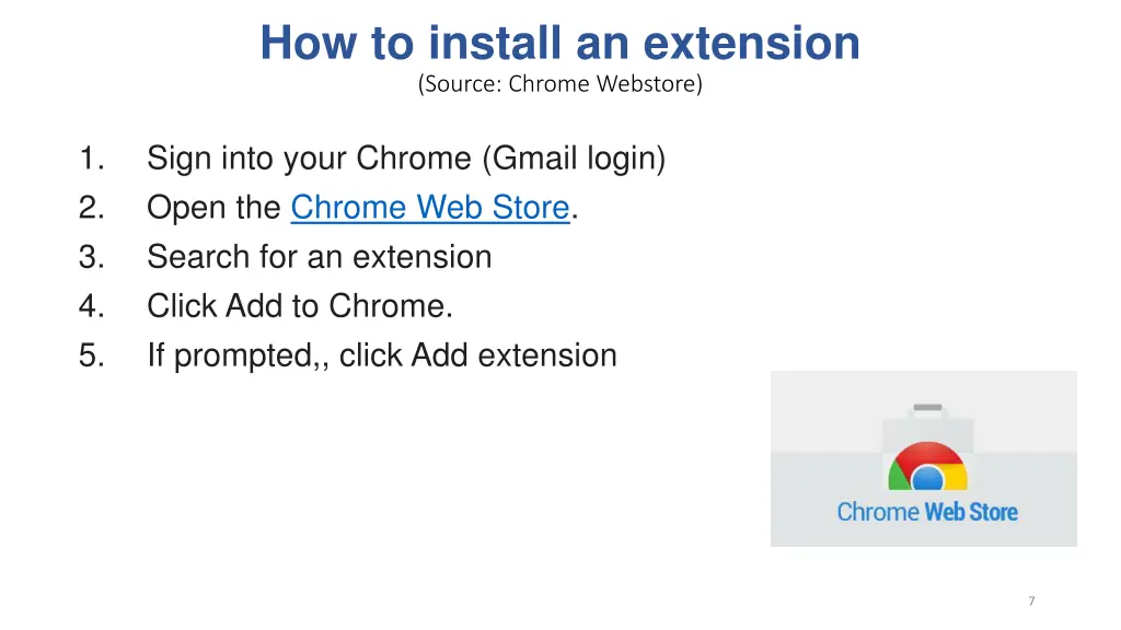 how to install an extension source chrome webstore
