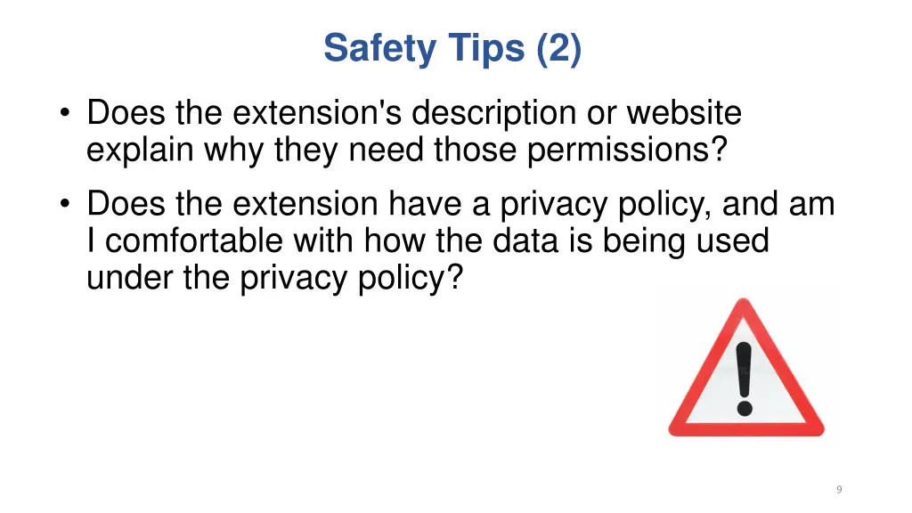 safety tips 2