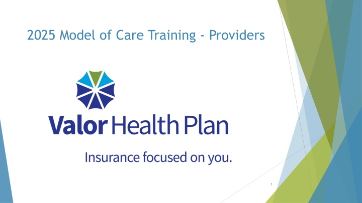 2025 model of care training providers