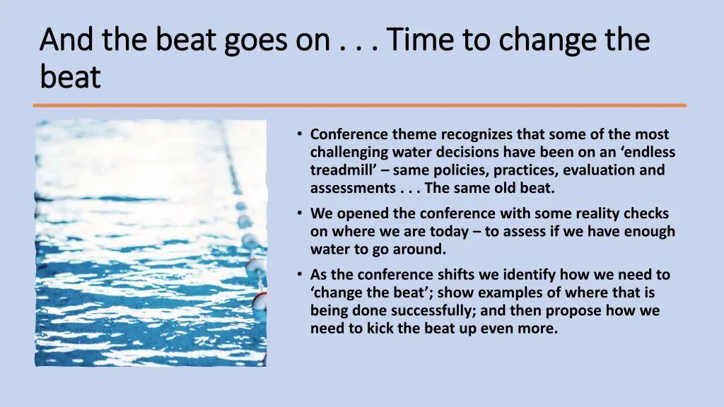 and the beat goes on time to change