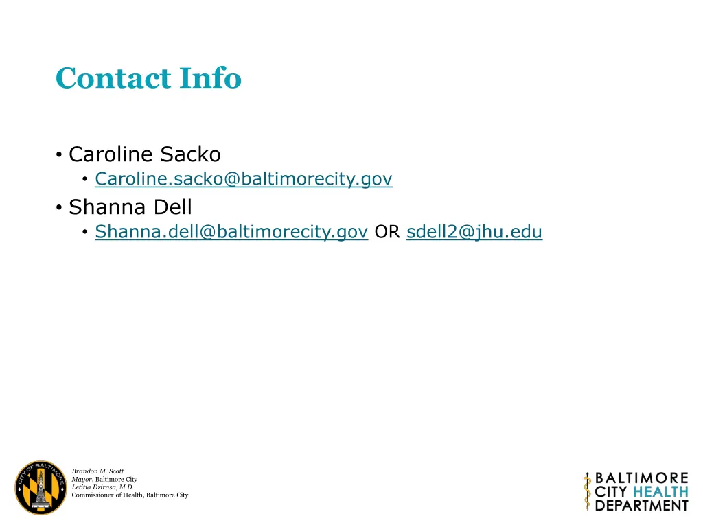 contact info
