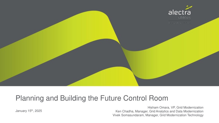planning and building the future control room