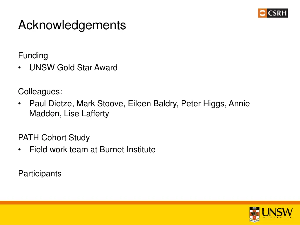 acknowledgements
