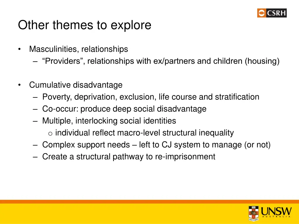 other themes to explore