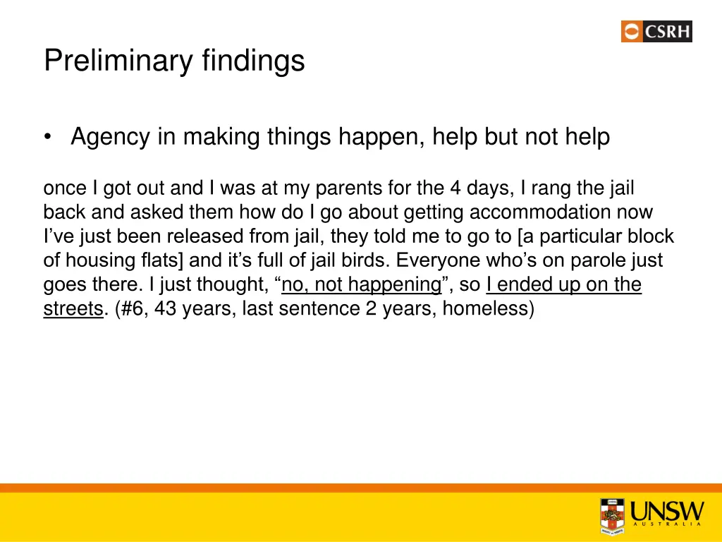 preliminary findings 6