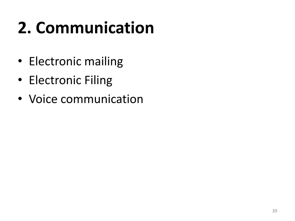 2 communication