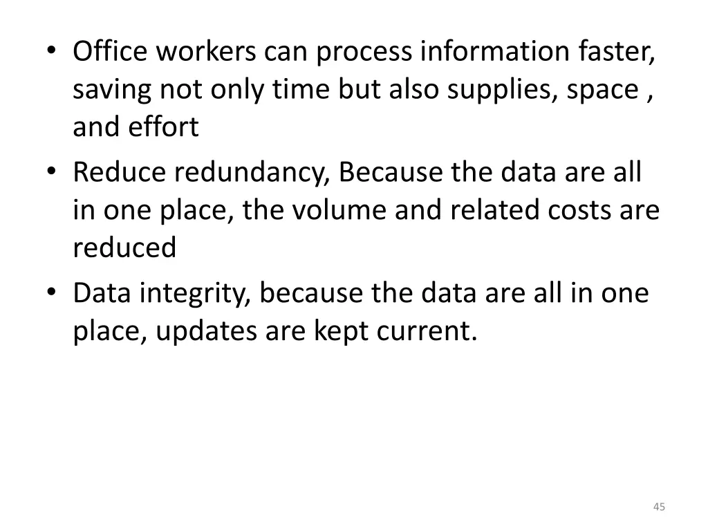 office workers can process information faster