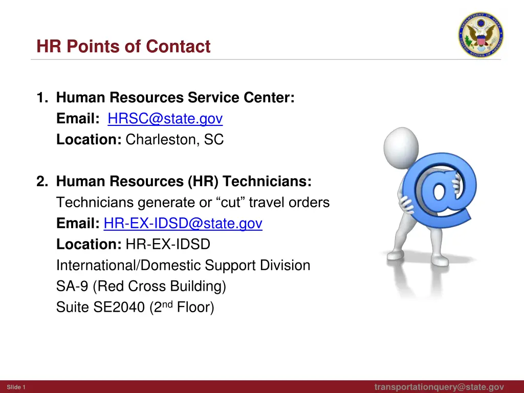 hr points of contact