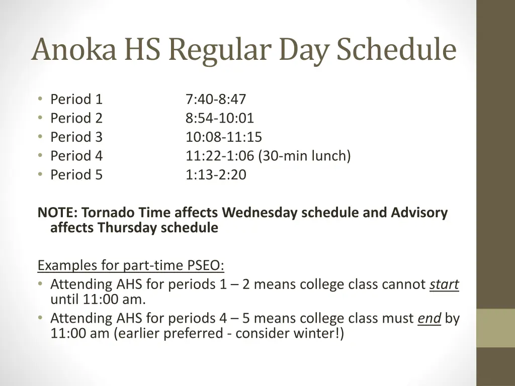 anoka hs regular day schedule