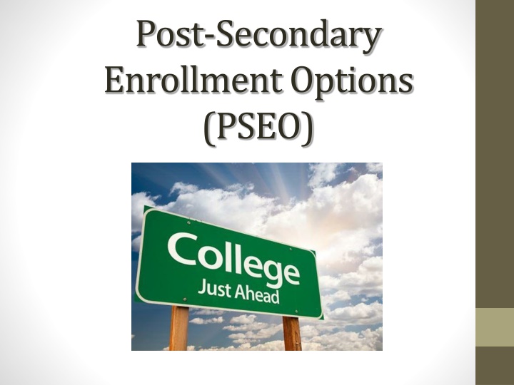 post secondary enrollment options pseo