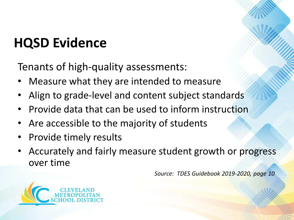 hqsd evidence