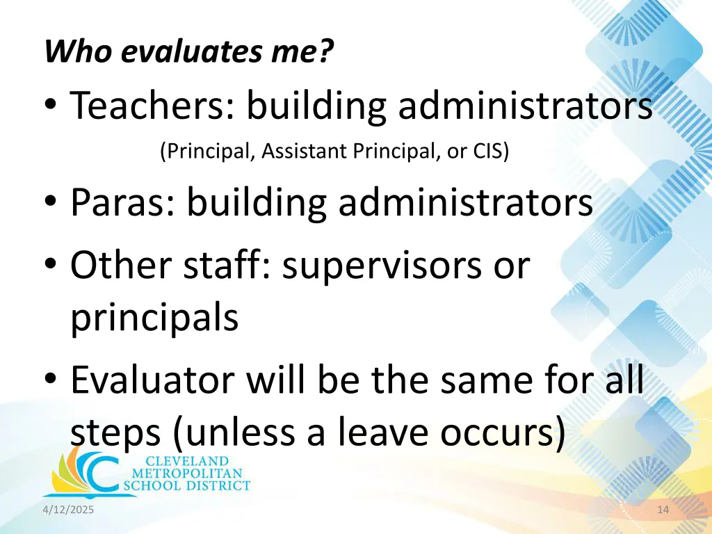 who evaluates me teachers building administrators