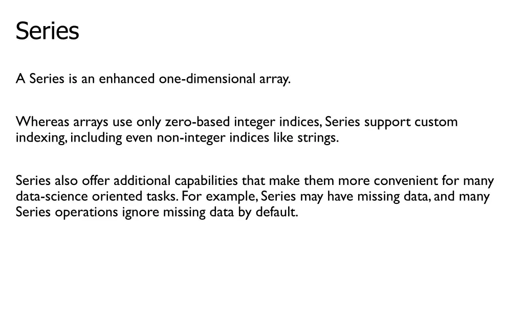 series