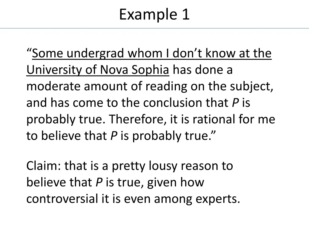 example 1