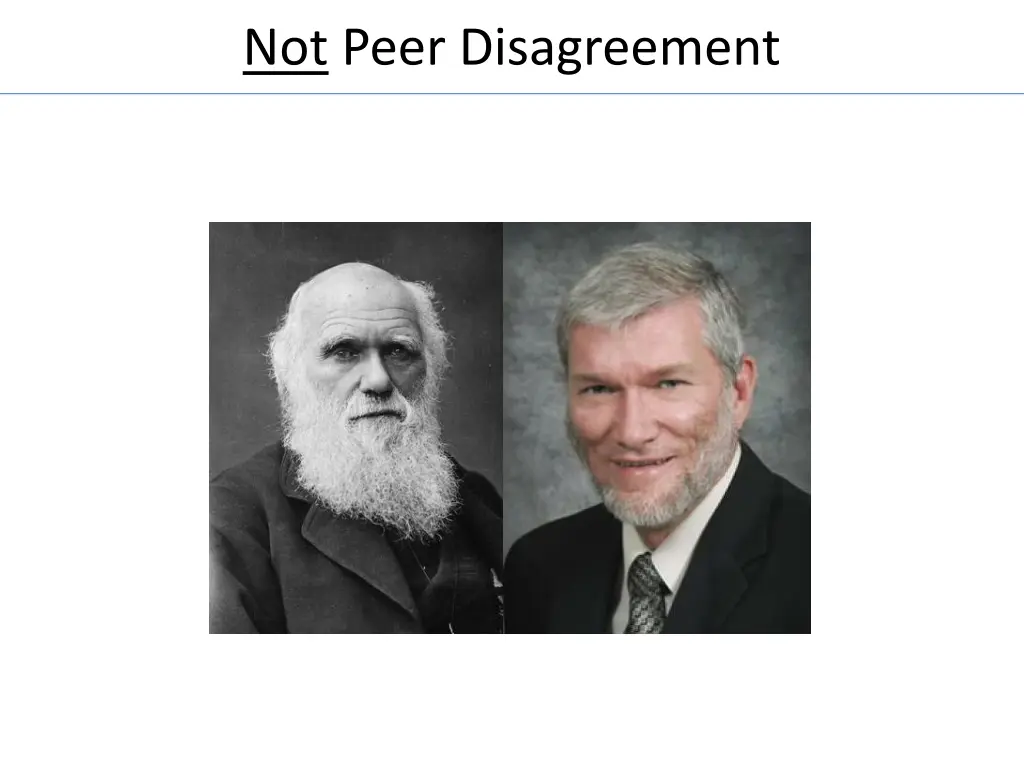 not peer disagreement