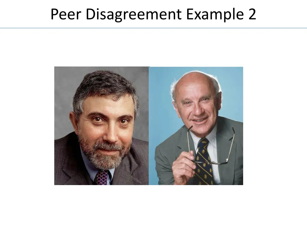 peer disagreement example 2