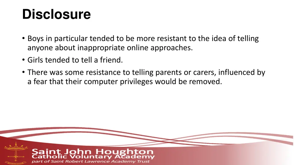 disclosure