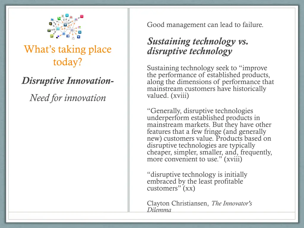 good management can lead to failure