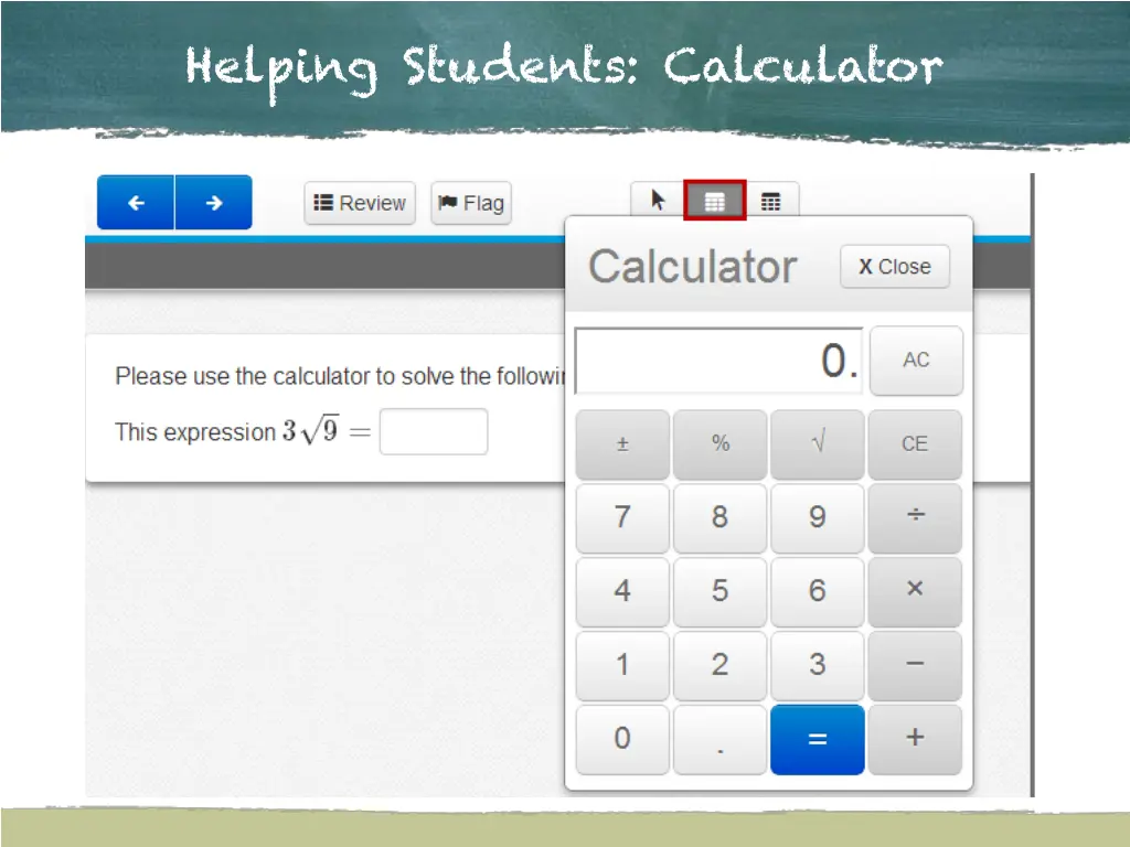helping students calculator