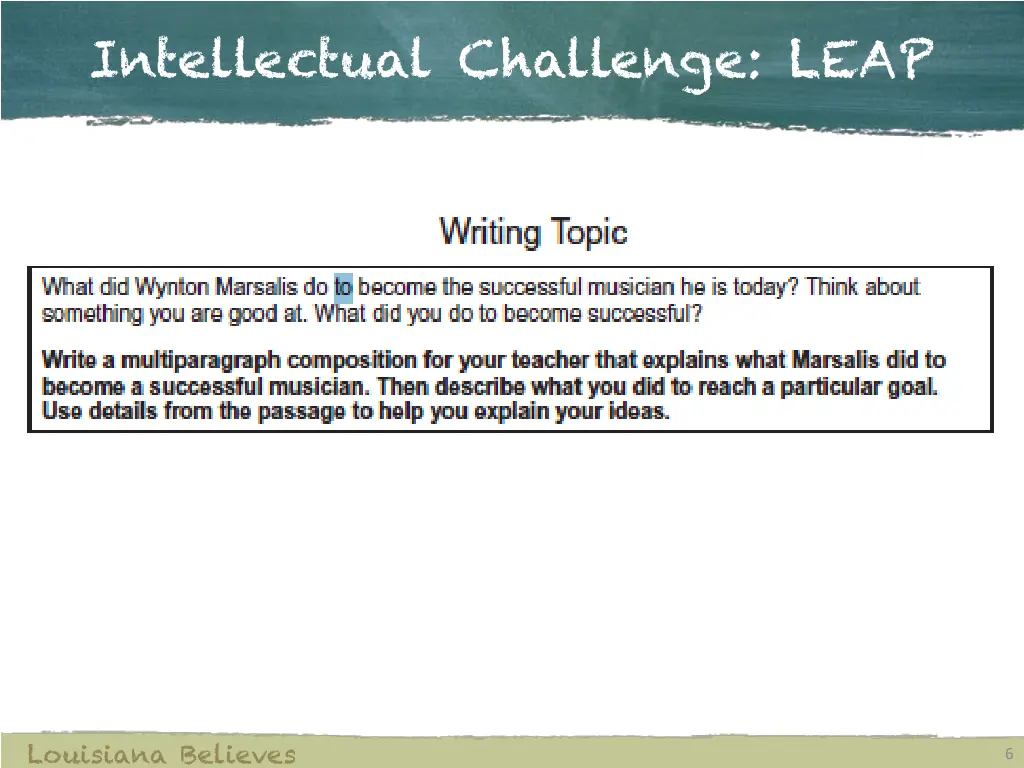 intellectual challenge leap