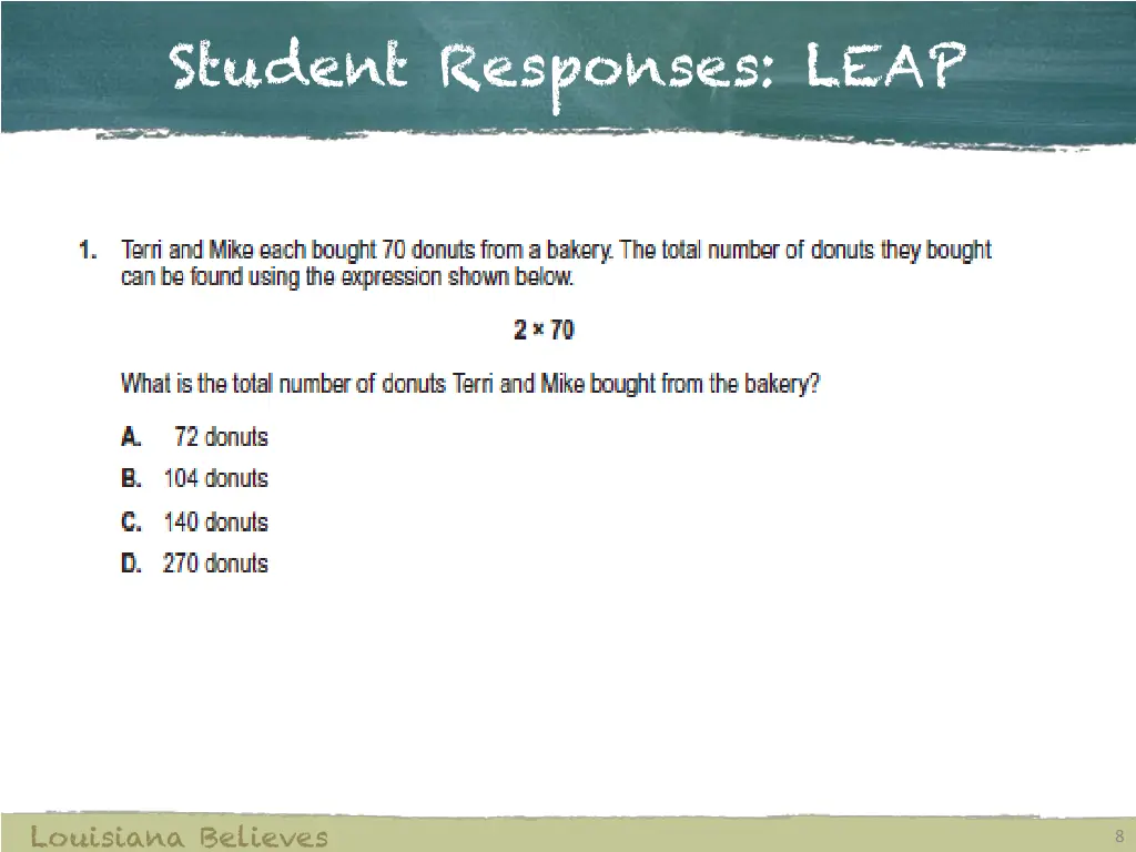 student responses leap