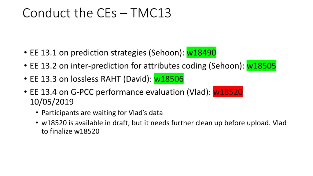 conduct the ces tmc13 1