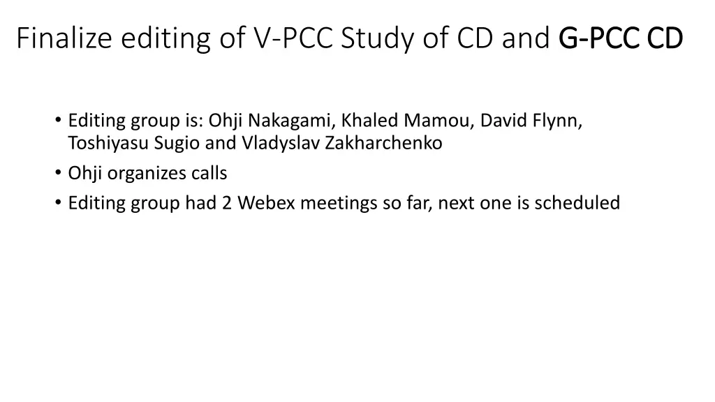 finalize editing of v pcc study