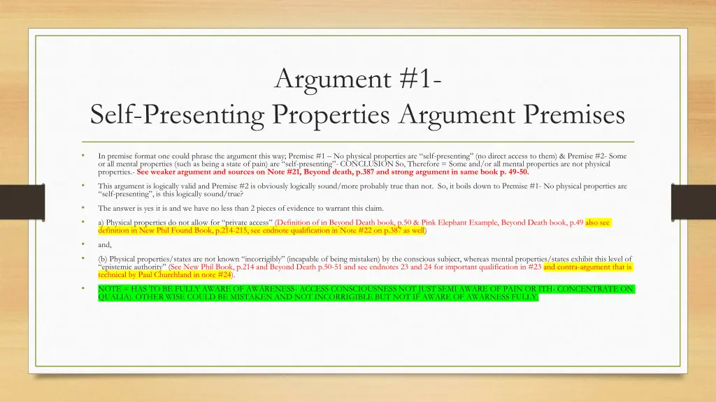 argument 1