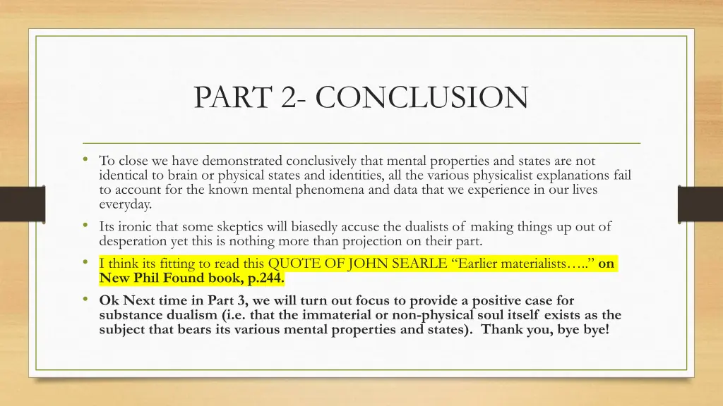 part 2 conclusion