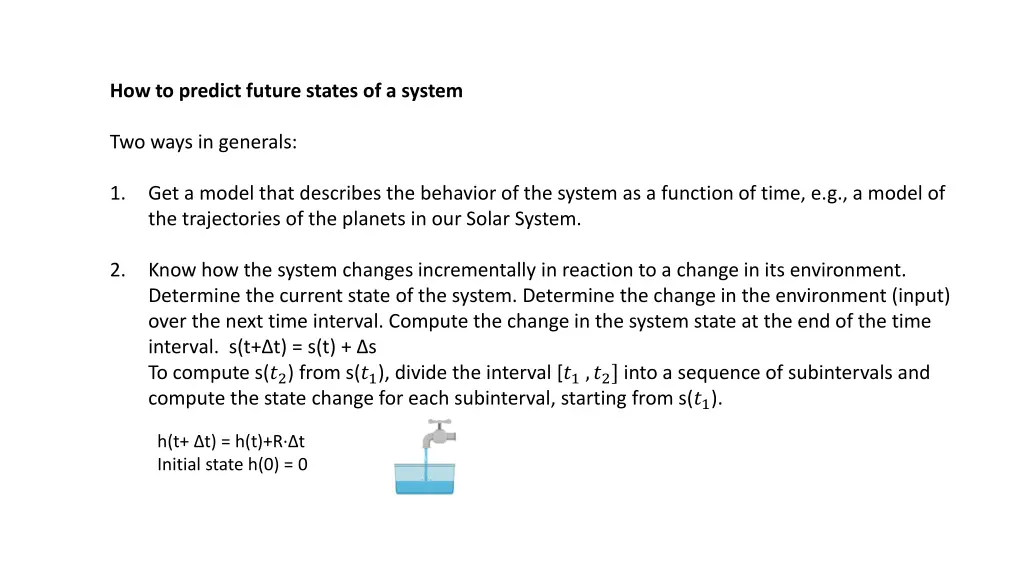 how to predict future states of a system