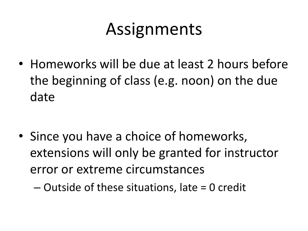 assignments 2